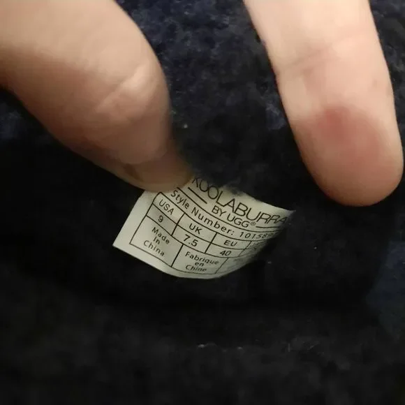 Navy Blue Fringe Boots - Picture 4 of 5